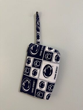 Navy and White Phone Wristlet- PSU